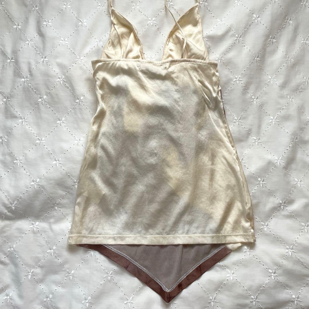 レア♡ シルクのプリントキャミソール