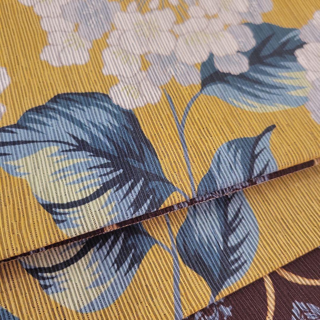 ☆新品☆召しませ華　リバーシブル半端帯