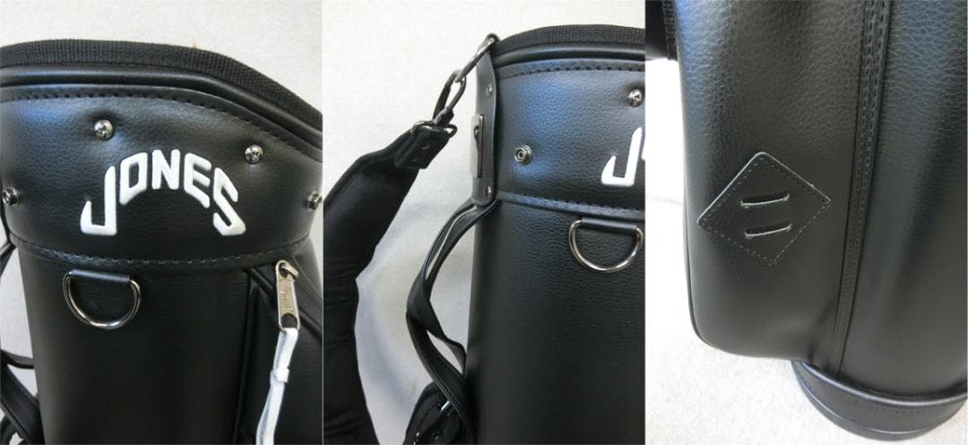 b648 ◆希少 JONES ライダー オールブラック キャディバッグ