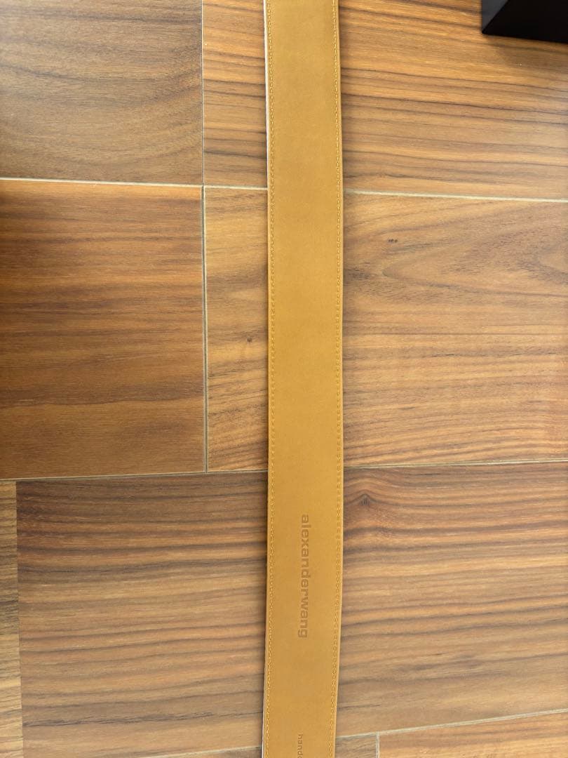 アレキサンダーワン　alexanderwang ベルト　白　ホワイト　ロゴベルト