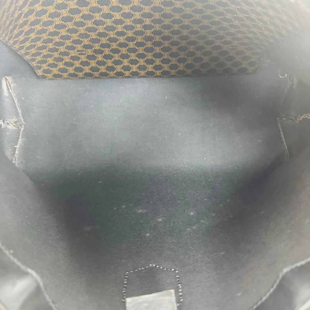 ✨CELINE✨マカダム✨レザー×PVC✨ブラック✨トートバッグ✨ハンドバッグ✨