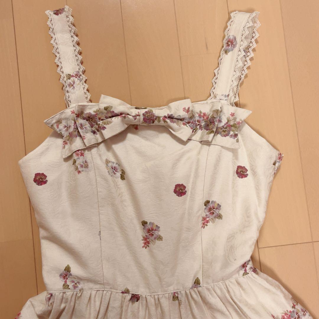 アンティークパンジー　　ジャンパースカート　JSK イノセントワールド