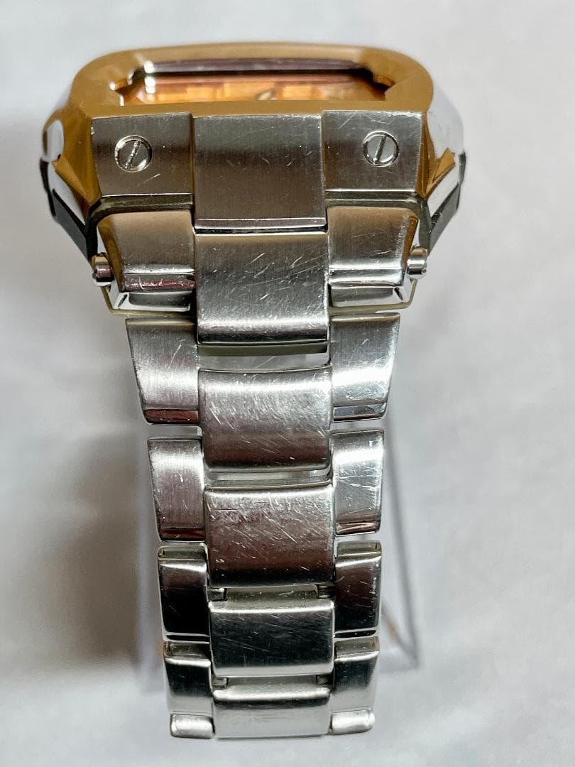 レア★G-SHOCK G-011AD-4BDR シルバー/オレンジ フルメタル