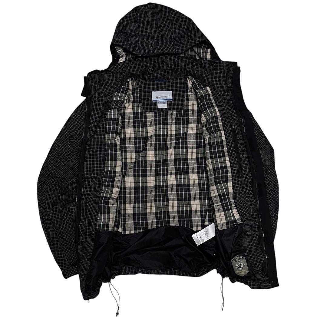 00s Columbia コロンビア グラフチェック 短丈 希少 y2k