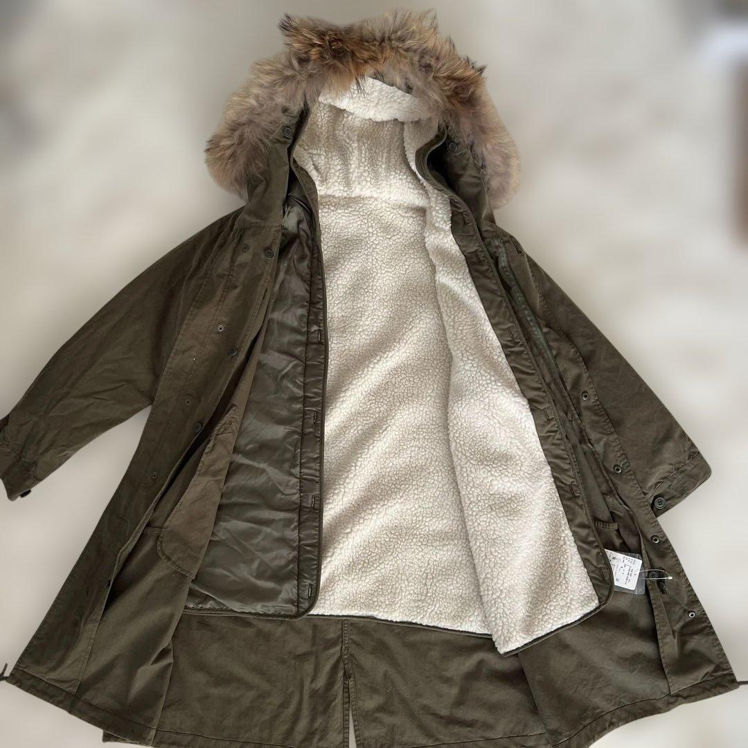 美品未使用　ジャーナルスタンダード ファー、インナー付きコート