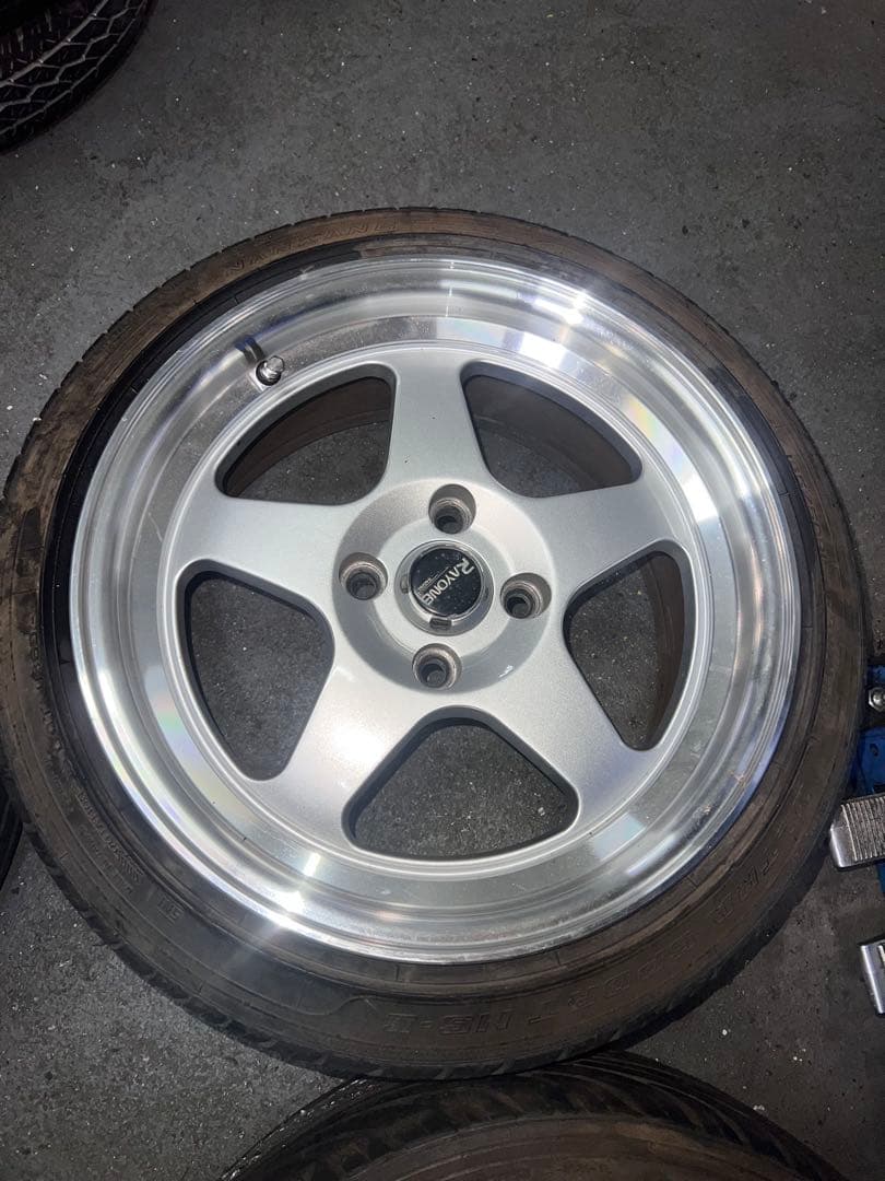 RAYONE 15インチ　7J+35 PCD100 4穴　深リム　美品