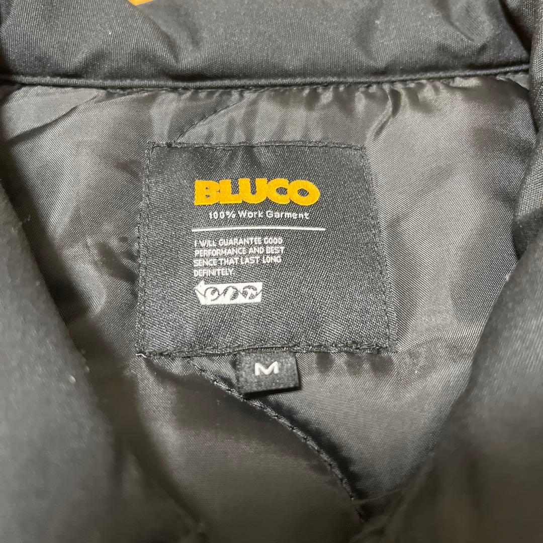 未使用 BLUCO ブルコ T/C コーチジャケットプリマロフト中綿 黒
