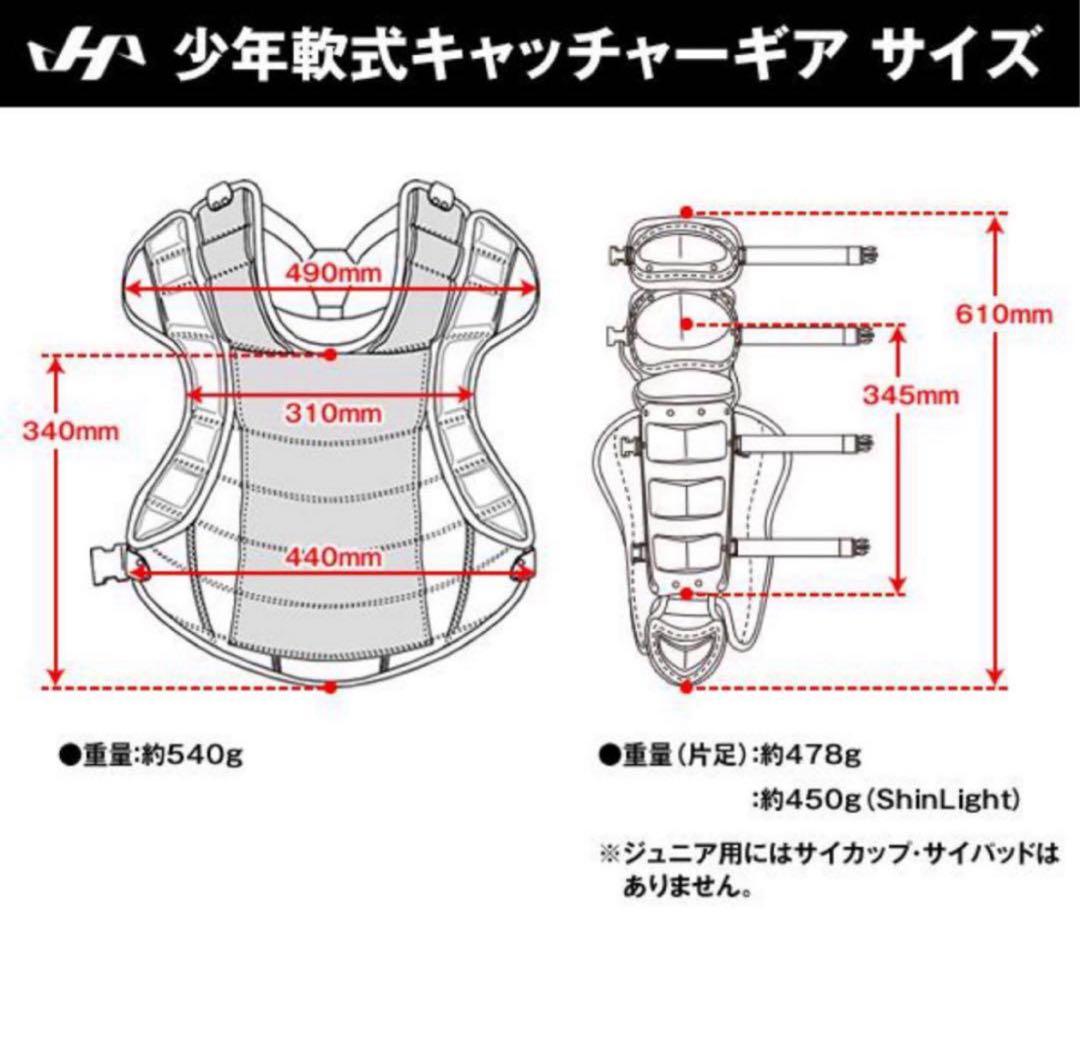 ハタケヤマ キャッチャープロテクター 限定　少年軟式用