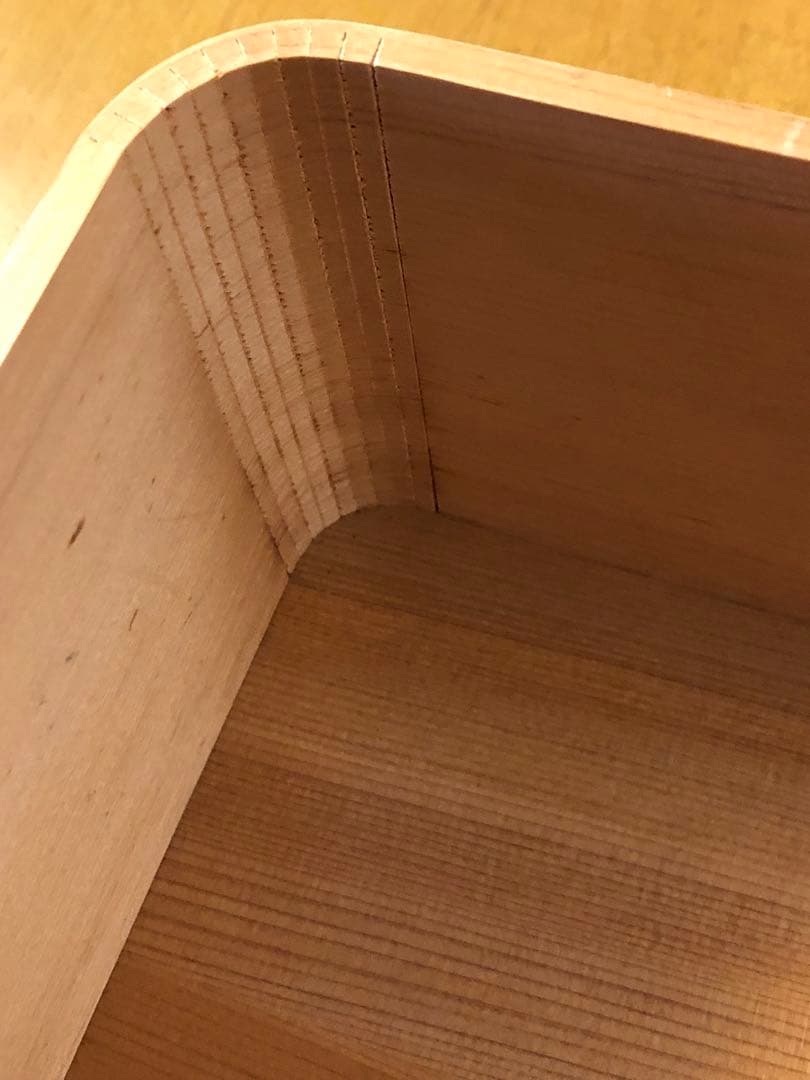 さとちゃん様 c-14 茶道具 炭斗 木製 神折敷 (大) 紙箱