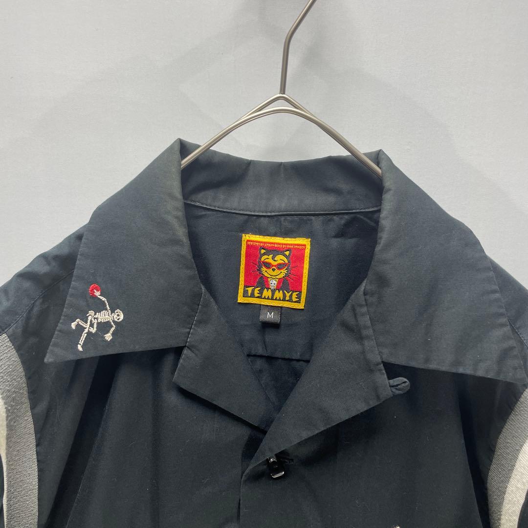 クリームソーダ　TEMMYE ティミー　刺繍　半袖　ボーリングシャツ　サイズM