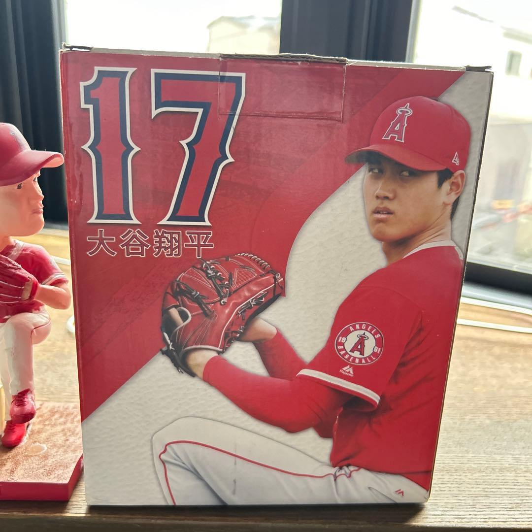 二刀流【球場限定】大谷翔平 エンゼルス ボブルヘッド 首振り人形