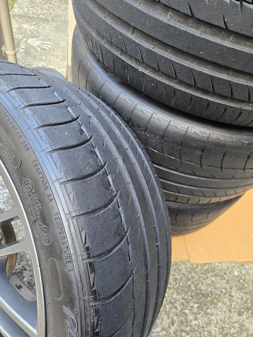  E92 M3 純正ホイール MICHELIN 18インチ タイヤ付 4本