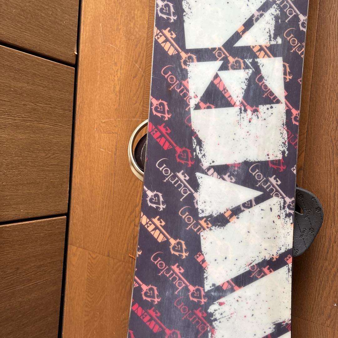 Burton スノーボード ブラック ゴールド