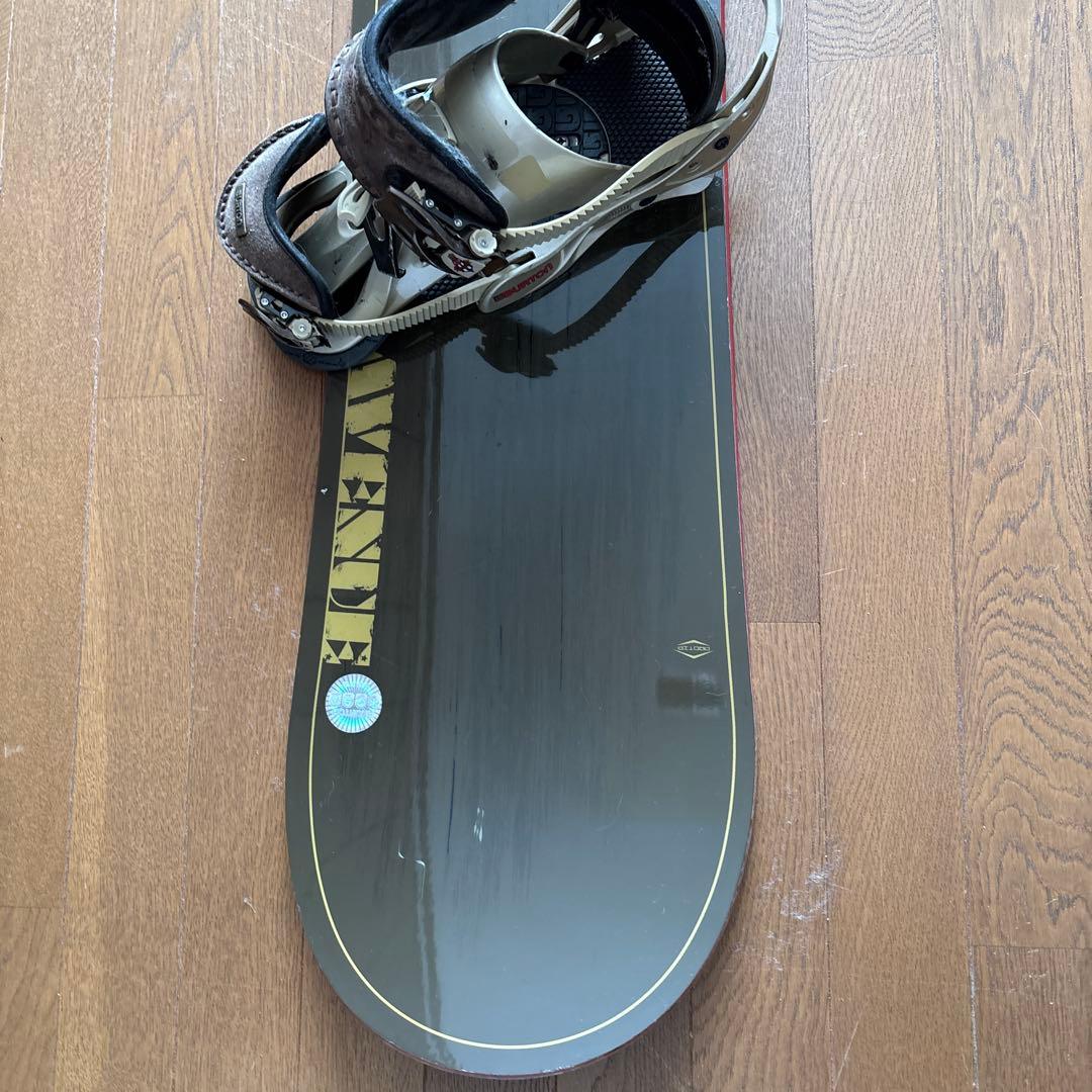 Burton スノーボード ブラック ゴールド