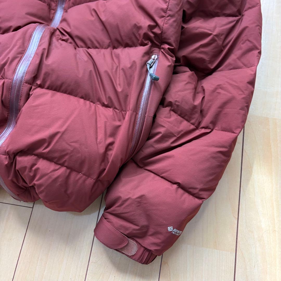 モンベル パーマフロスト ライトダウンジャケット ゴアテックス ボルドー　L