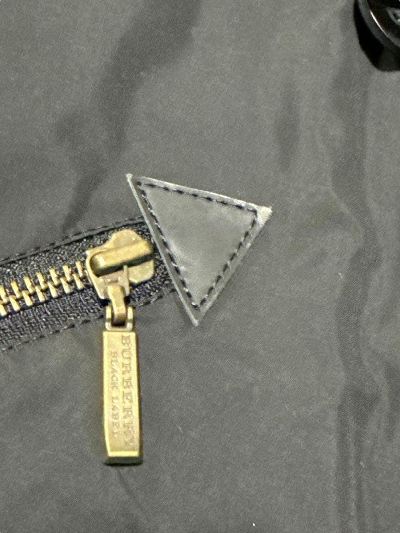 バーバリーブラックレーベル　ロングモッズコート　黒　Lサイズ