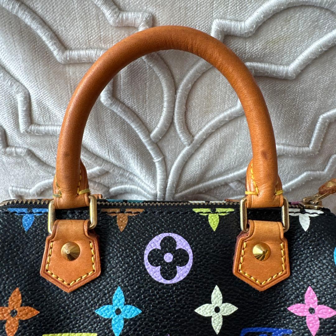⭐︎LV ルイヴィトン　モノグラム　マルチカラー・ノアール　ミニスピーディ⭐︎