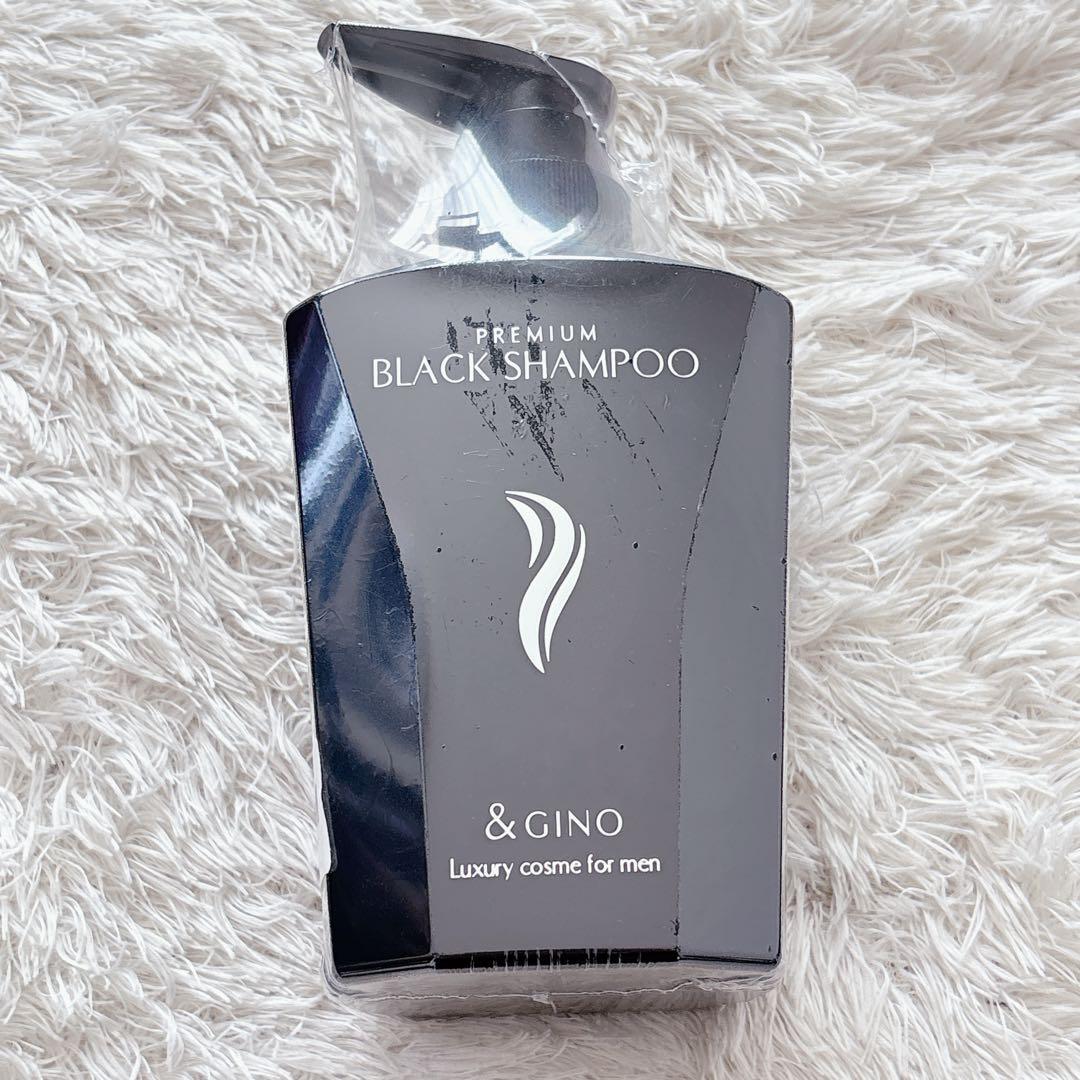 未開封 2本セット】&GINO 頭皮ケア プレミアムブラックシャンプー スカルプ
