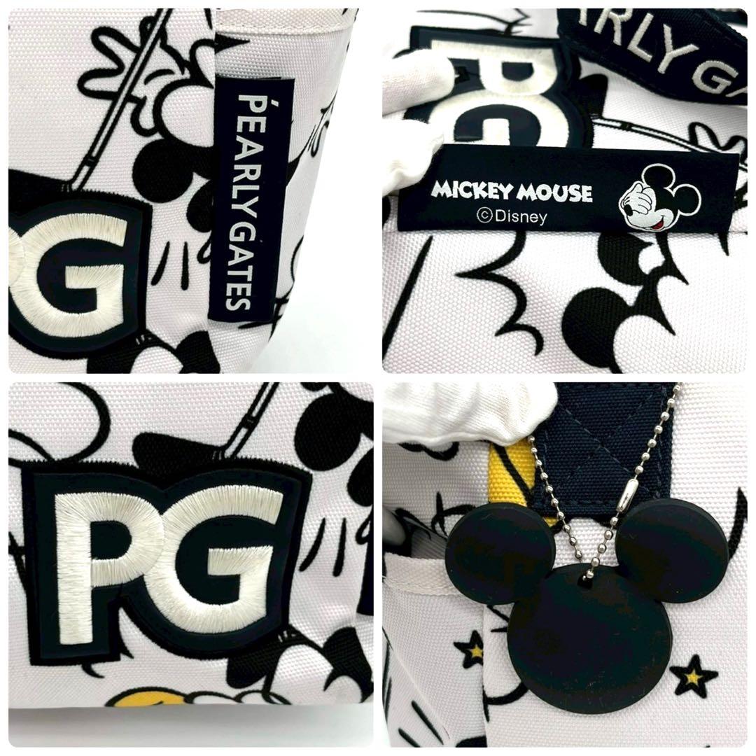 ★美品・入手困難！★パーリーゲイツ ハンドバッグ ディズニーコラボ ミッキー 白