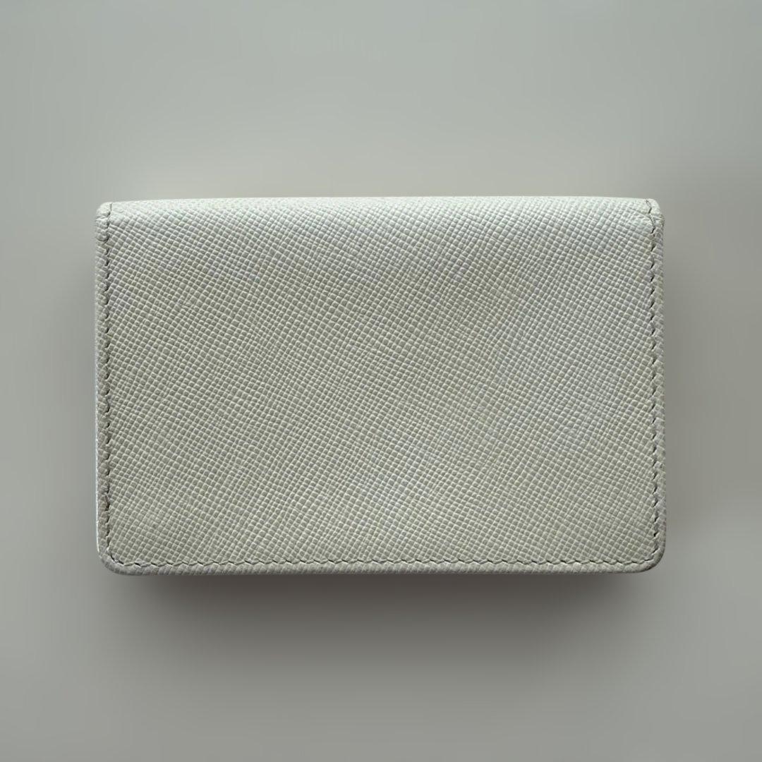 M*A様 極美　PRADA サフィアーノレザー 名刺入れ カード入れ