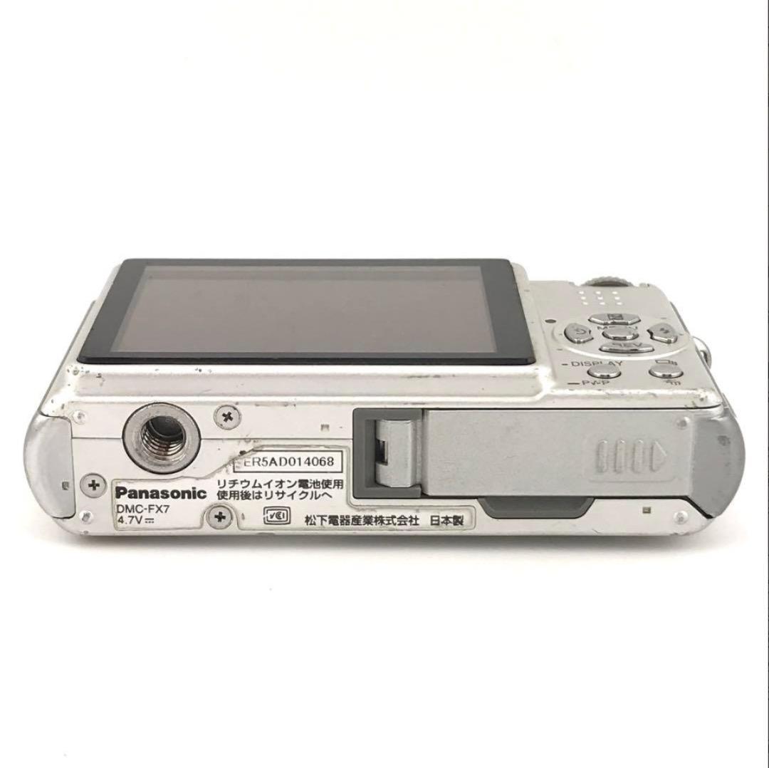 実写美⭕️【動作確認済】パナソニック LUMIX DMC-FX7 シルバー