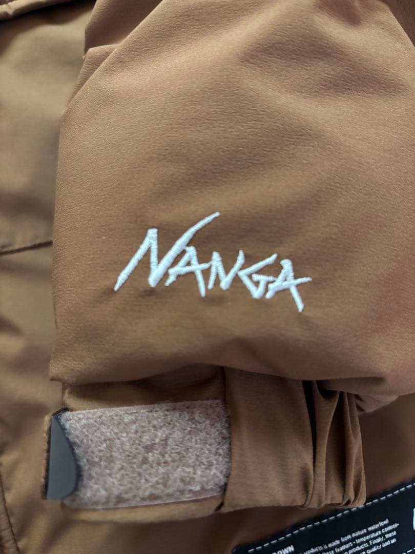 ナンガ　NANGA デンハム　ダウンジャケット　ブラウン　サイズS