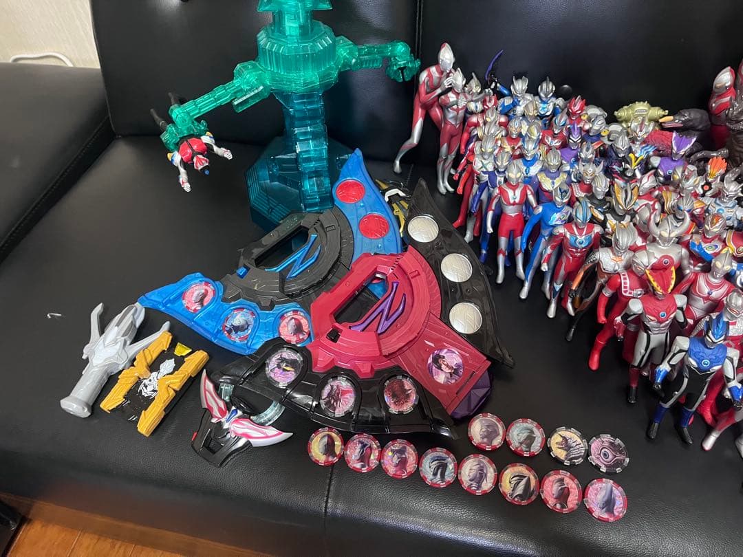 ウルトラマン ソフビ まとめ売り 約140体 変身セット ゼットライザー 怪獣