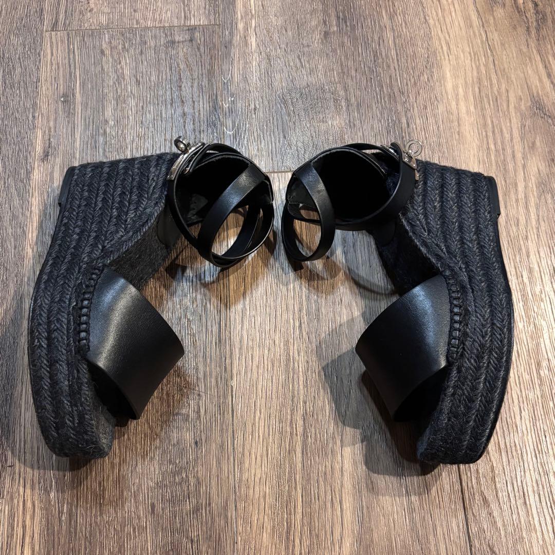 HERMES エルメス　ティヴォリ　ウェッジソールサンダル　36