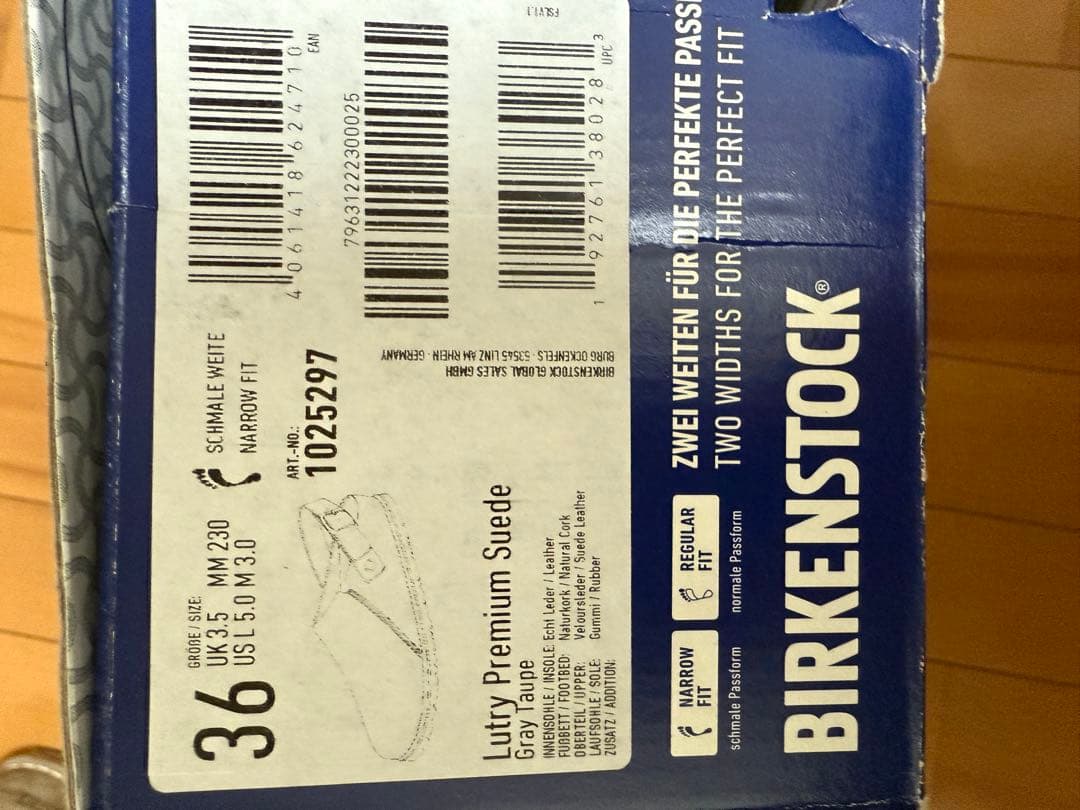 BIRKENSTOCK スエード クロッグサンダル ブラウン