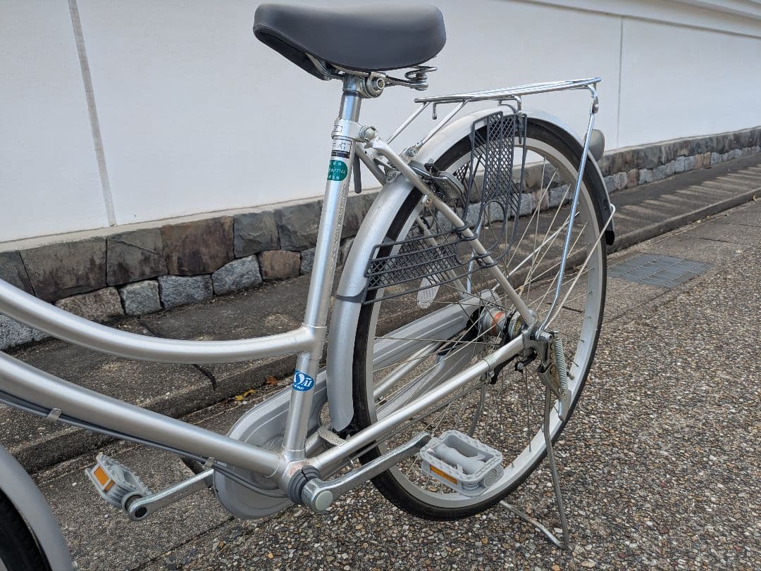 美品 27 インチ 自転車 軽快車 シティサイクル 名古屋市引き取り限定