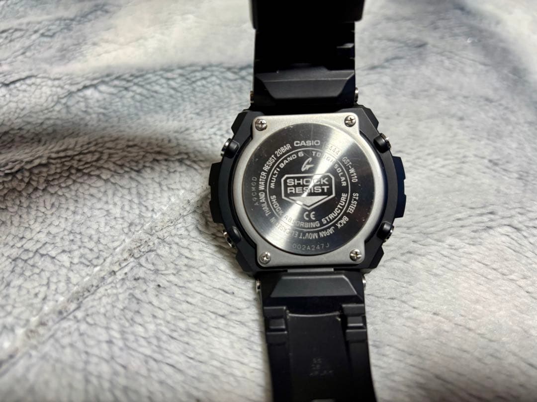 美品　CASIO GST-W110-1AJF CASIO 電波ソーラー