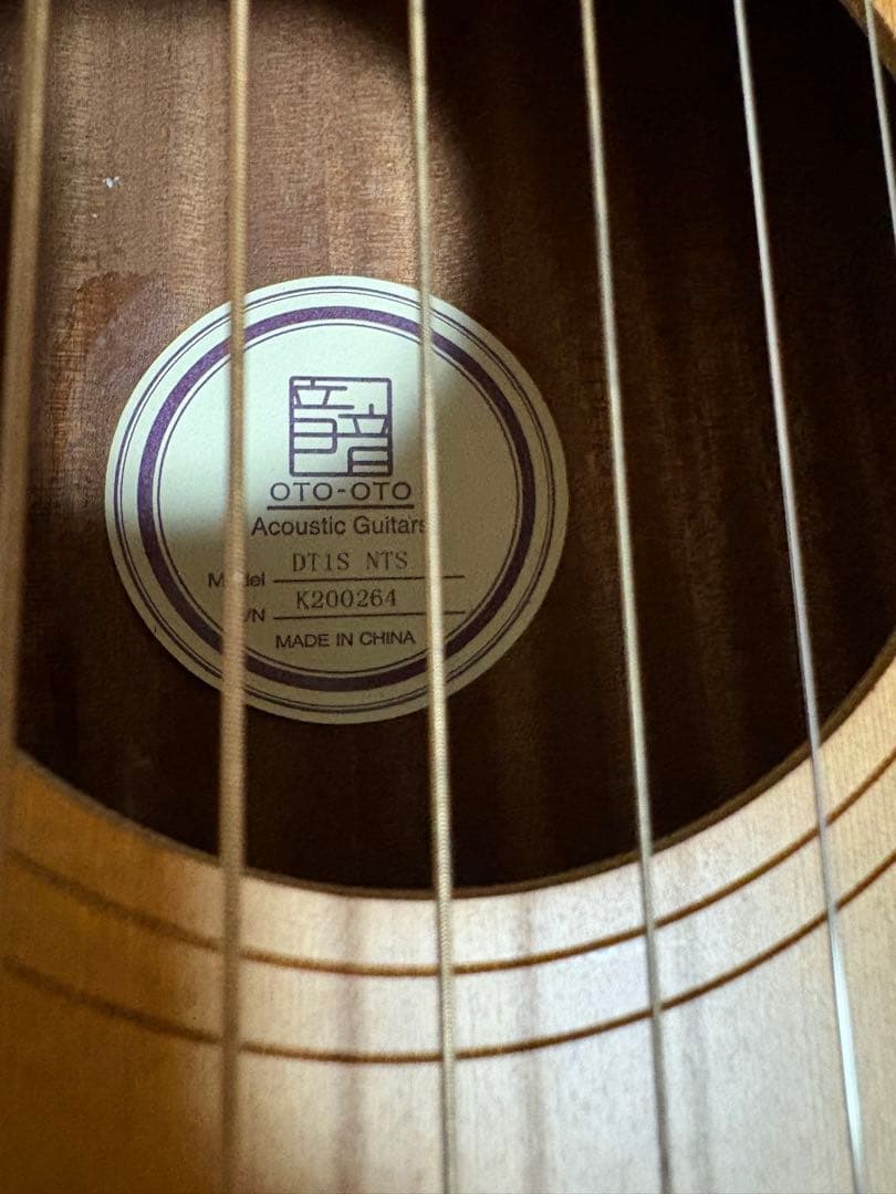 音音　DT1S NTS ミニアコースティックギター