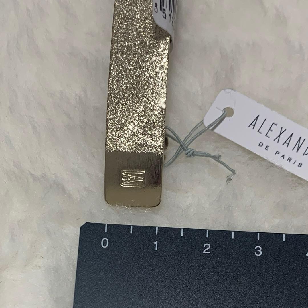 《新品》ALEXANDRE DE PARIS ゴールド　バレッタ