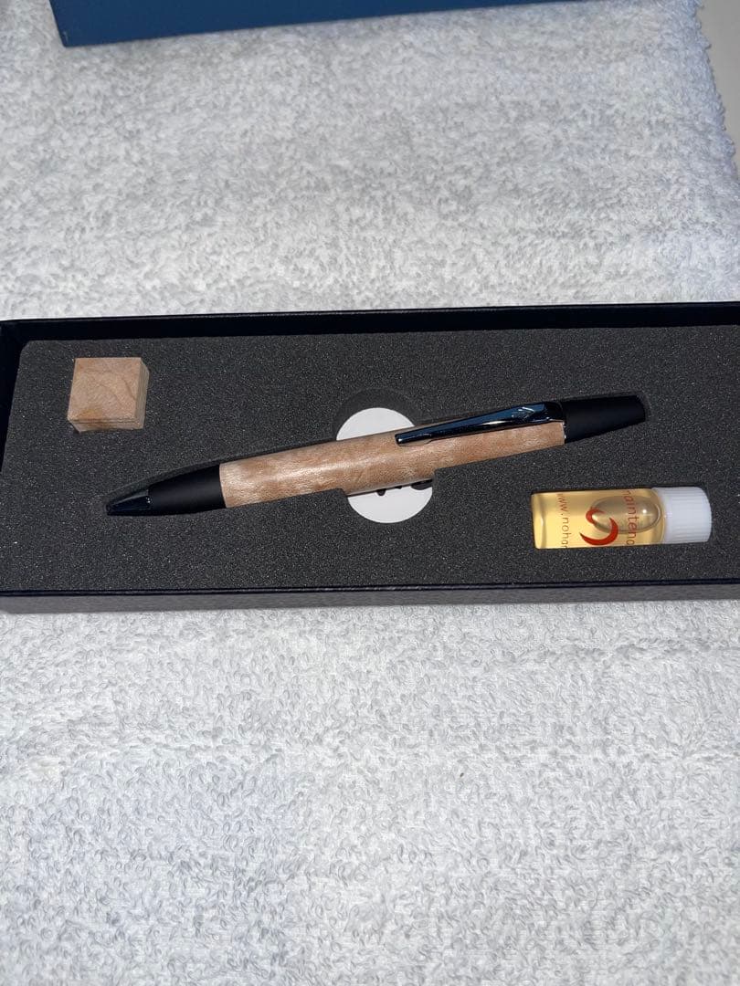 野原工芸　板谷楓　ボールペン　ロータリー　シルバー　新型