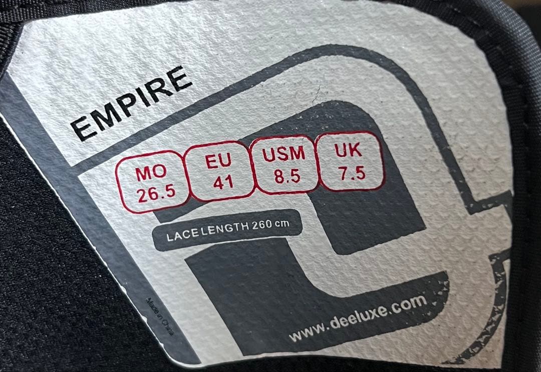 【即日発送】スノボブーツ　DEELUXE EMPIRE エンパイア 26.5cm