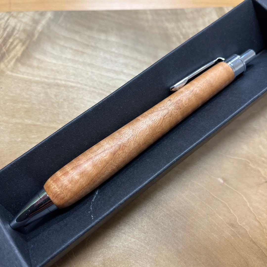 木軸ペン　タイガーメープル　縮杢