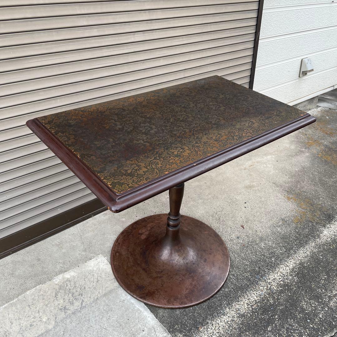 レア美品！純喫茶　銅板　珈琲テーブル　当時物　喫茶店　昭和レトロ　美品