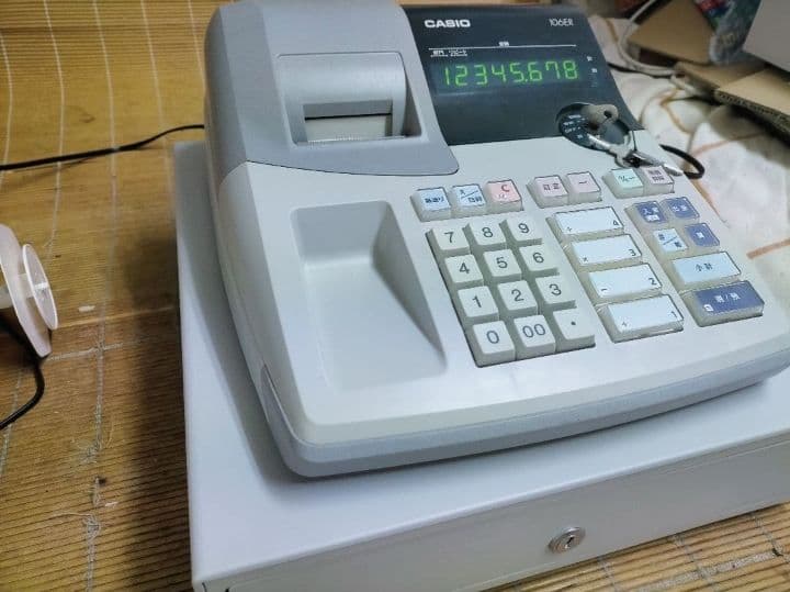 カシオレジスター　106ER　簡単便利特殊　送料込　925777