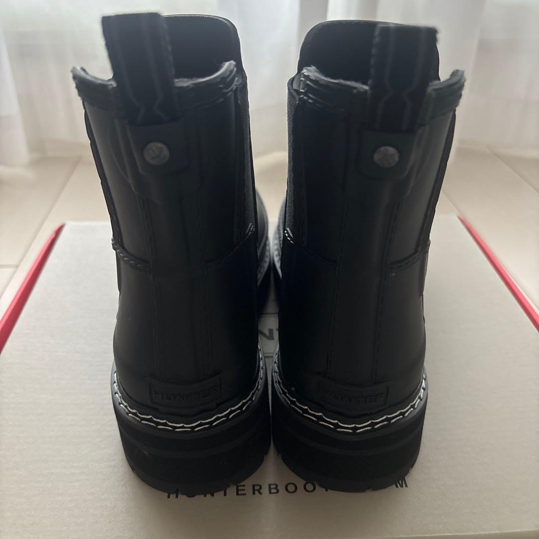 [新品] Hunter レインブーツ 黒 25cm