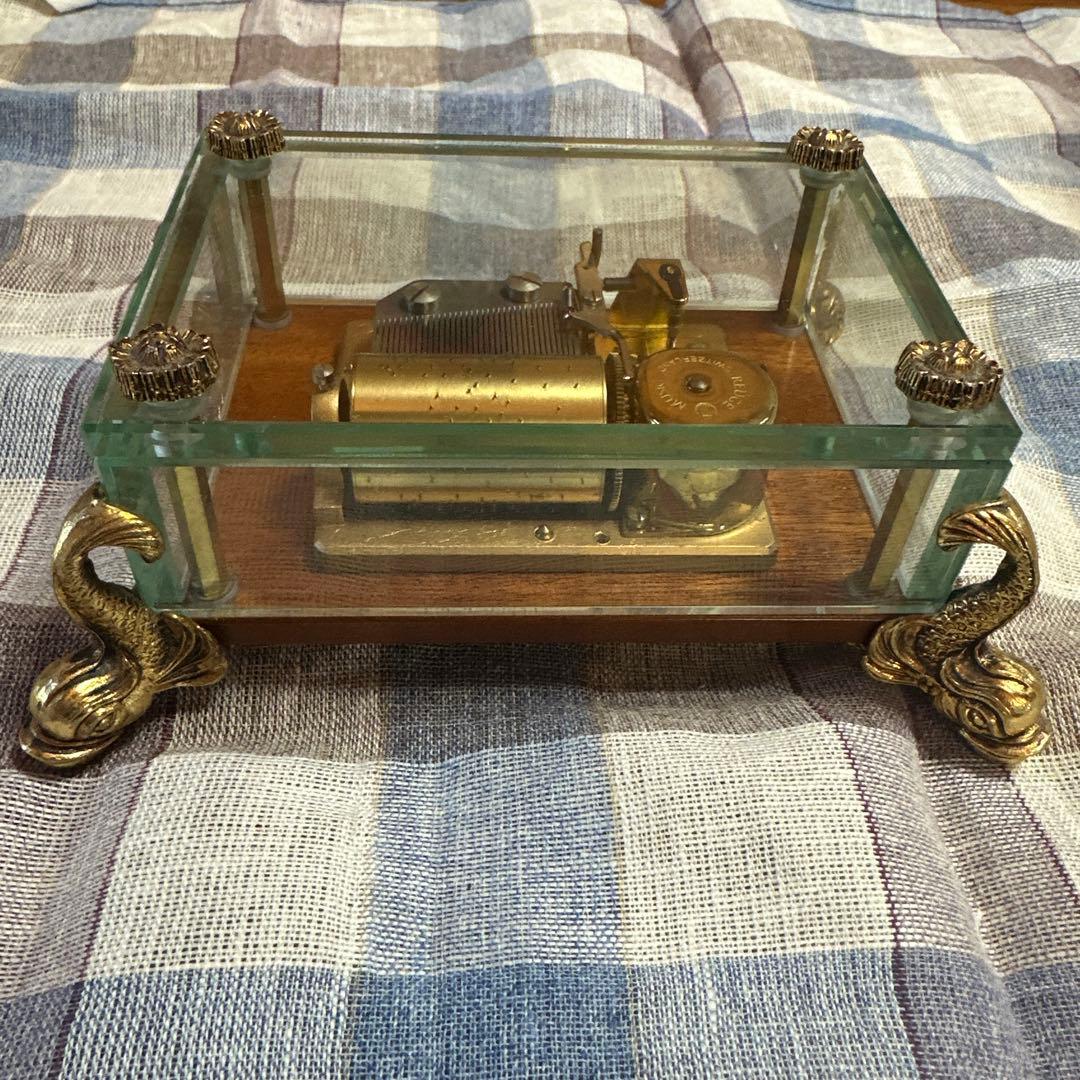 希少【リュージュ 】カノン♡オルゴール36弁REUGE ドルフィン　レバー難