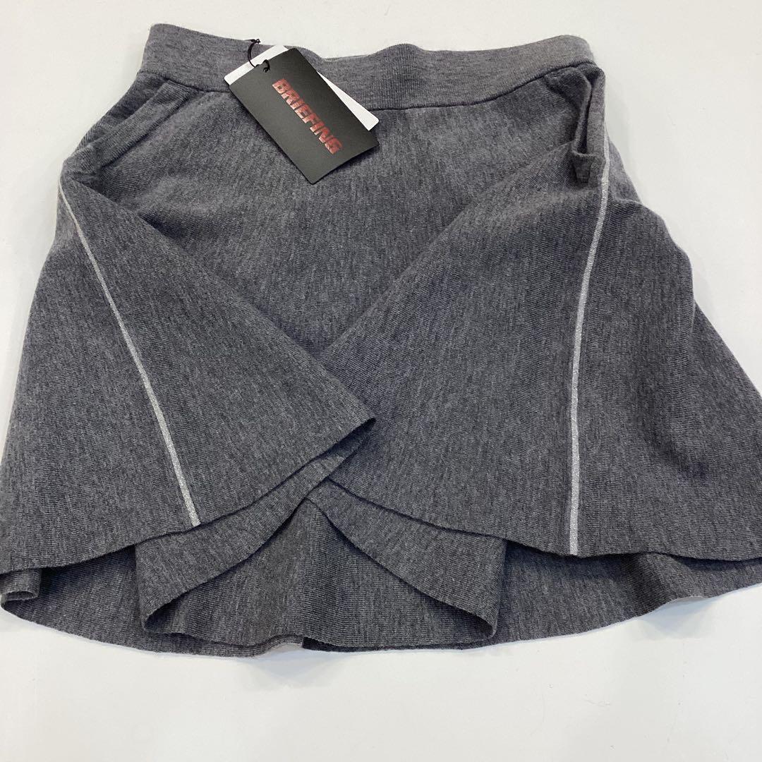 BRIEFING 新品　CL GLITTER LINE KNIT SKIRT S
