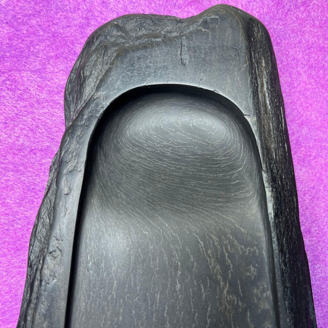 ⭕️高島虎斑石硯　希少　福井永昌堂　泰石　天然硯　新品未使用　女性好み作品