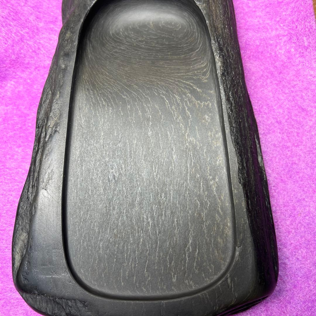 ⭕️高島虎斑石硯　希少　福井永昌堂　泰石　天然硯　新品未使用　女性好み作品