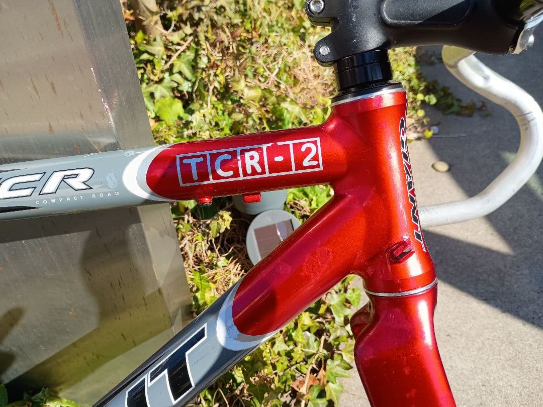 GIANT TCR2 ロードバイクフレーム（フォークは自己補修のためおまけ）