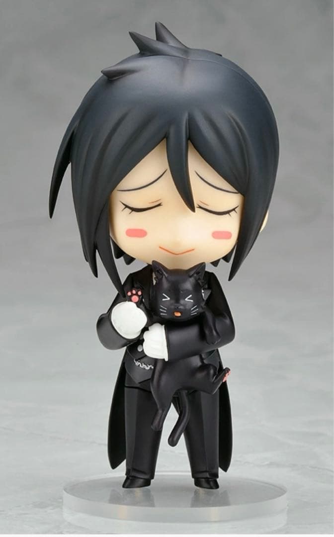 黒執事　ねんどろいど　セバスチャン　フィギュア　黒猫　悪魔