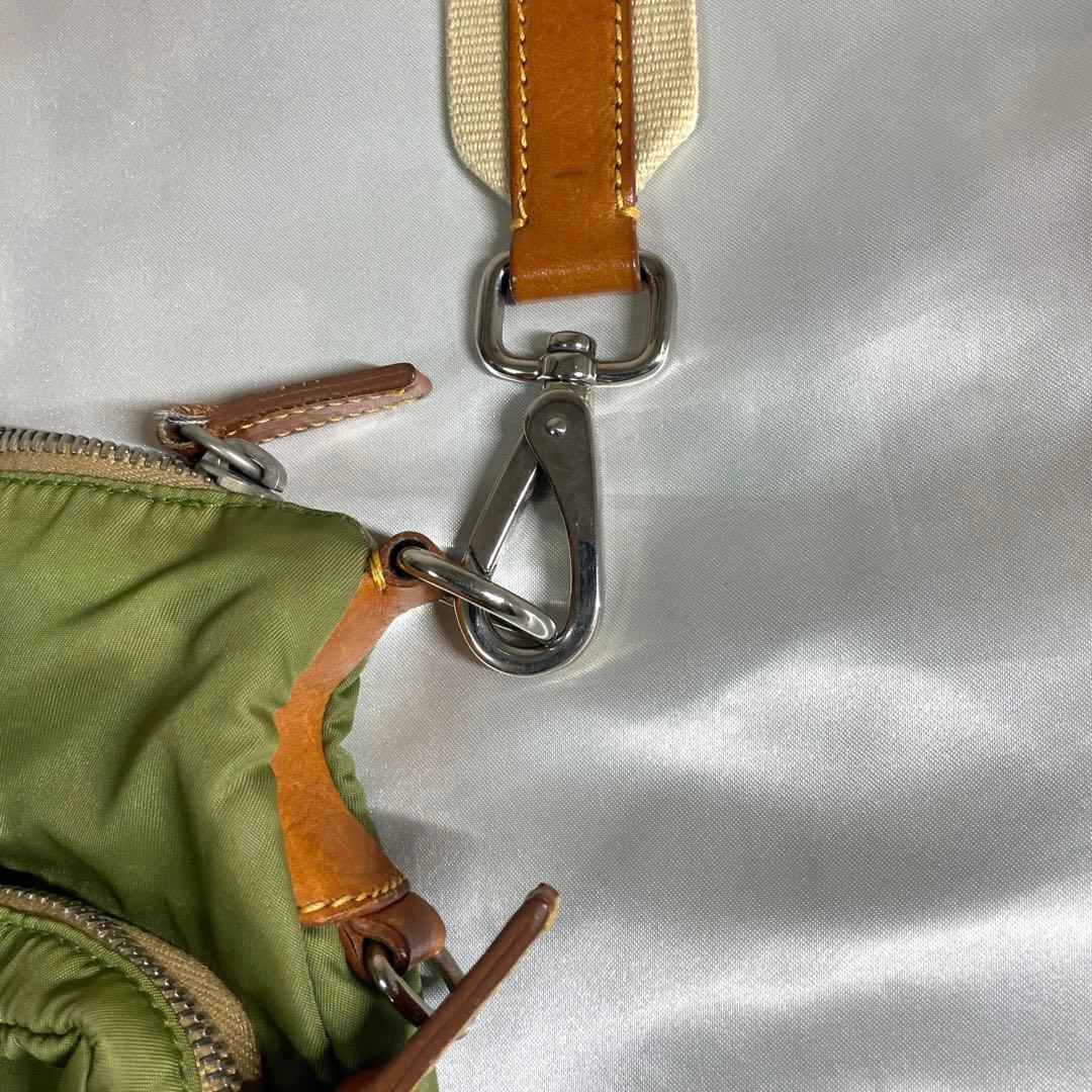 アーカイブ　miu miu ミュウミュウ　レザーナイロン　ショルダーバッグ