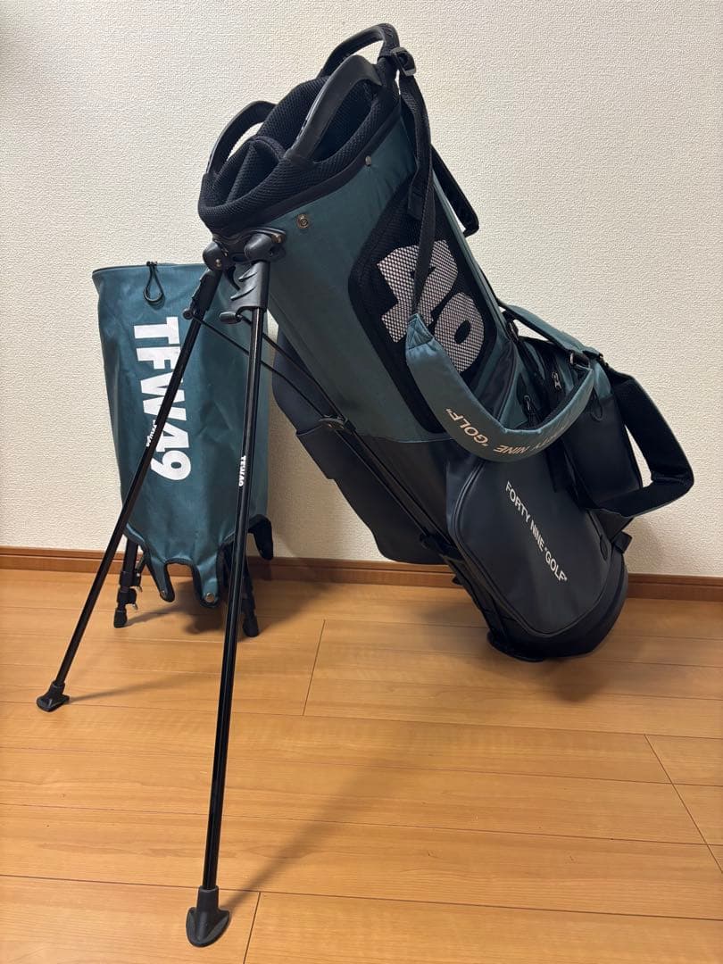TFW49 FORTYNINE キャディバッグ フードカバー付き 美品