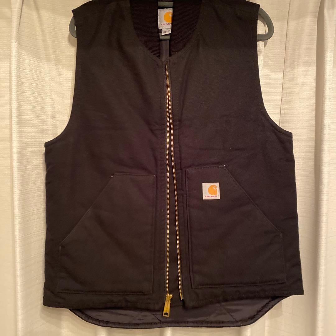 【メキシコ製】carhartt / カーハート ダック ベスト BK S