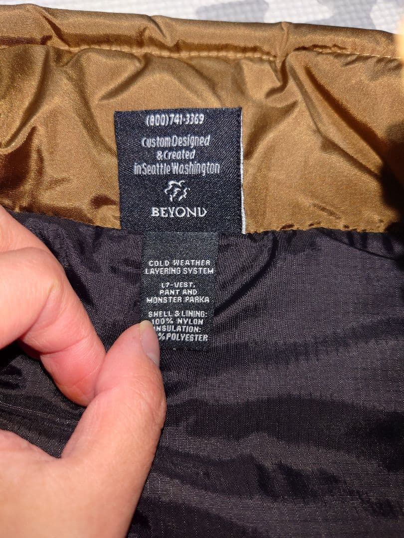 あけおめセール　ほぼ未使用　beyond clothing L7ベスト