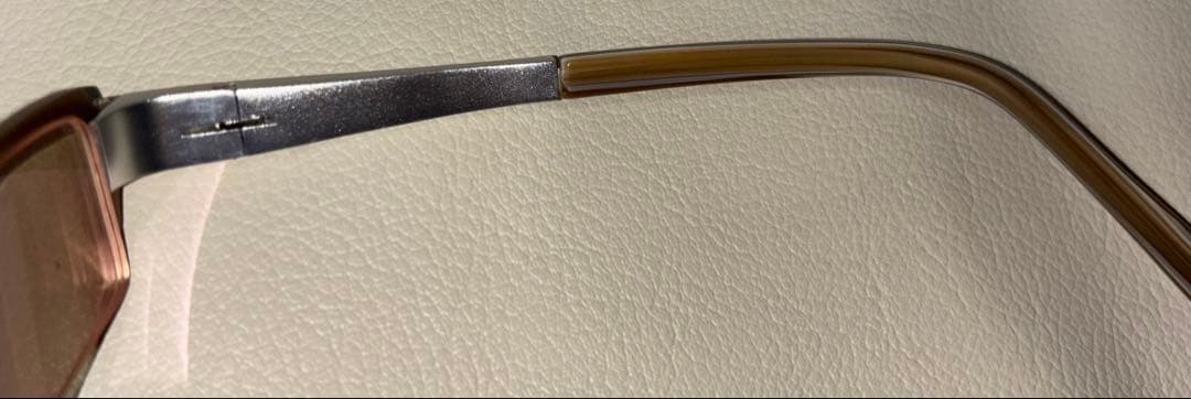 Cartier CA007 C4 メガネフレーム シルバー ブラウン カルティエ